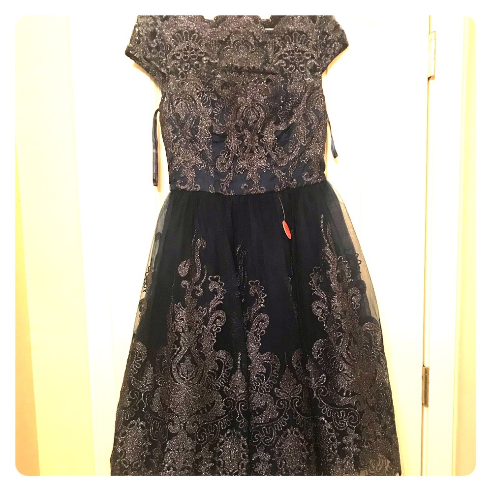 Chi chi London blue dress